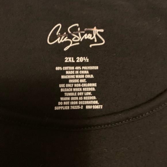 🌼 🎃 City Streets Girls Shirt Size 2XL 20 1/2 Halloween Pumpkin Shirt - Picture 3 of 4